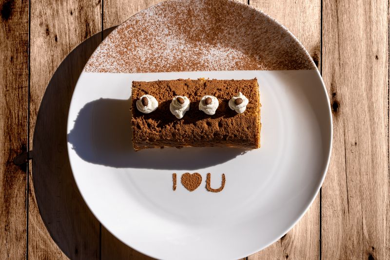 Classic Italian tiramisu with espresso and mascarpone