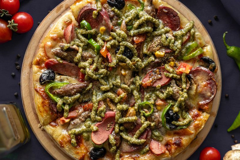 BBQ Chicken pizza